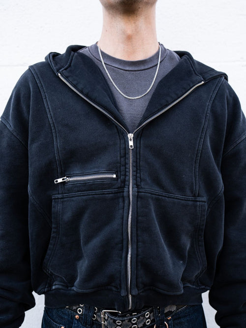 400 GSM Curved Stitch Zip-Up