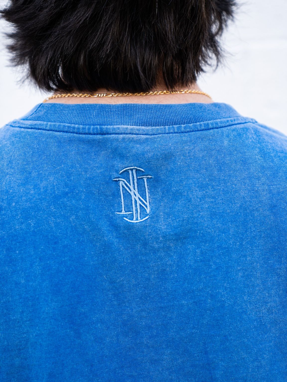 Stone Wash Blue Tee