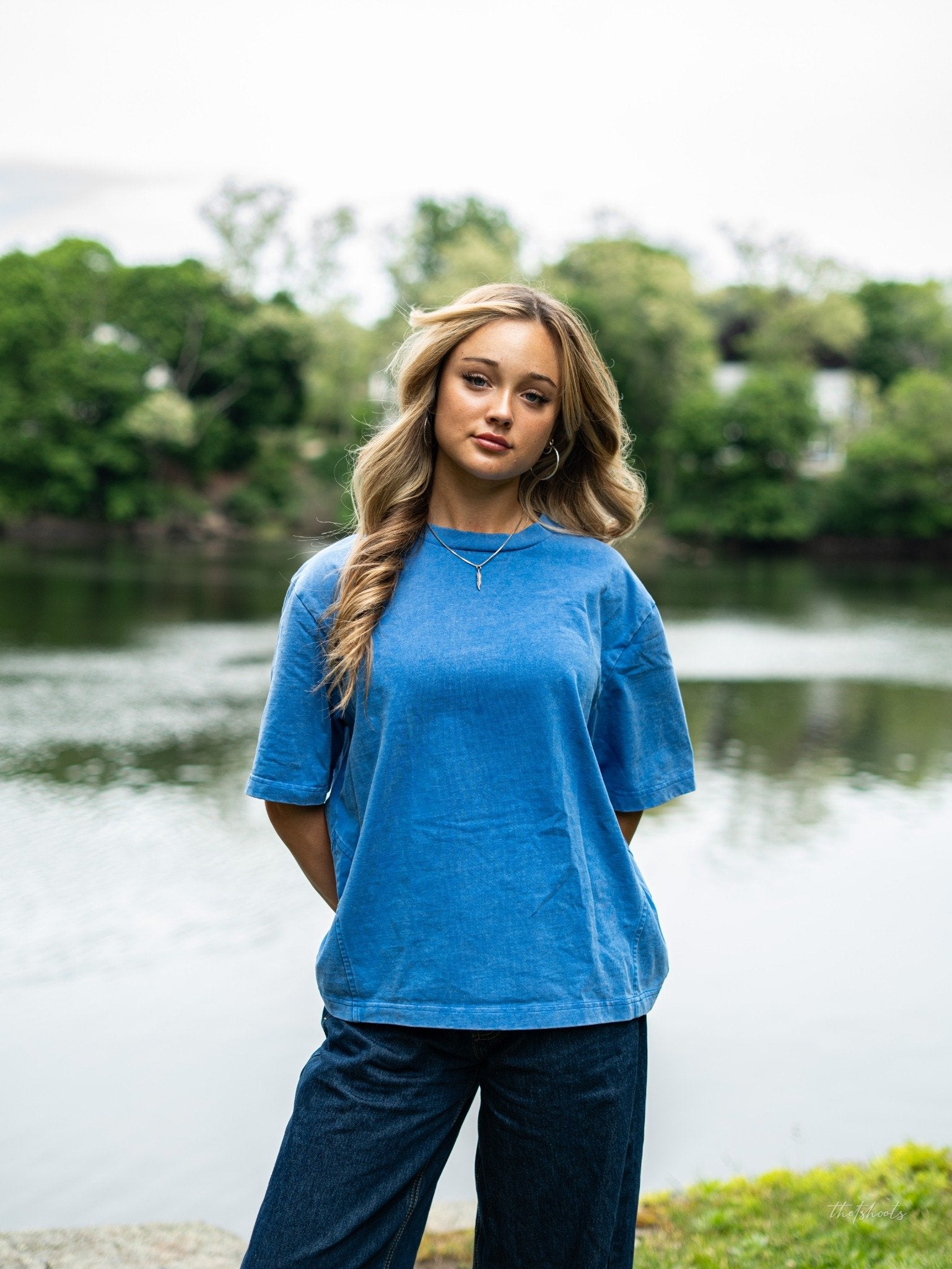Stone Wash Blue Tee